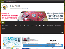 Tablet Screenshot of gyoriposz.hu